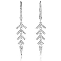 14KW DIA EARRINGS