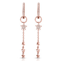 14KT DIAMOND EARRINGS