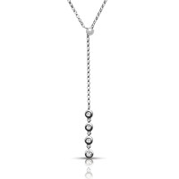 14KW DIA NECKLACE