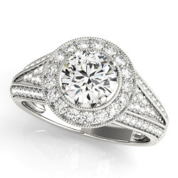 ENGAGEMENT RINGS HALO ROUND
