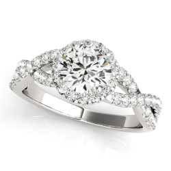 ENGAGEMENT RINGS HALO ROUND