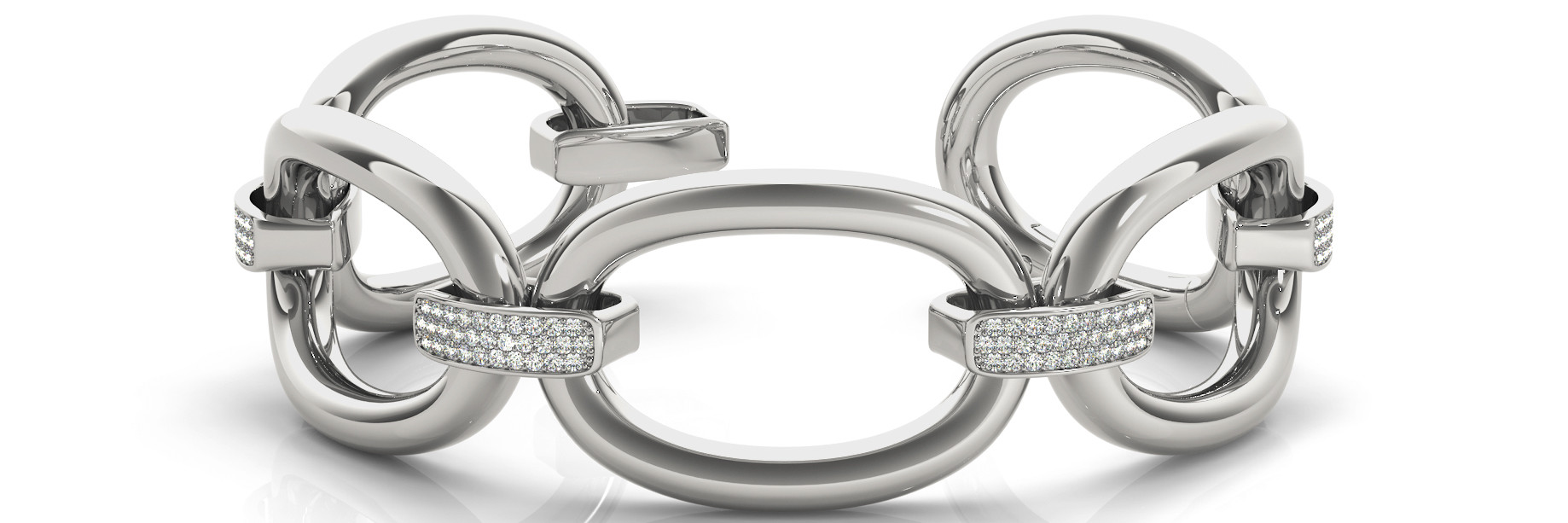 Bracelet Italian Made  Length - 7.5 InchWidth - 1.04 Inch