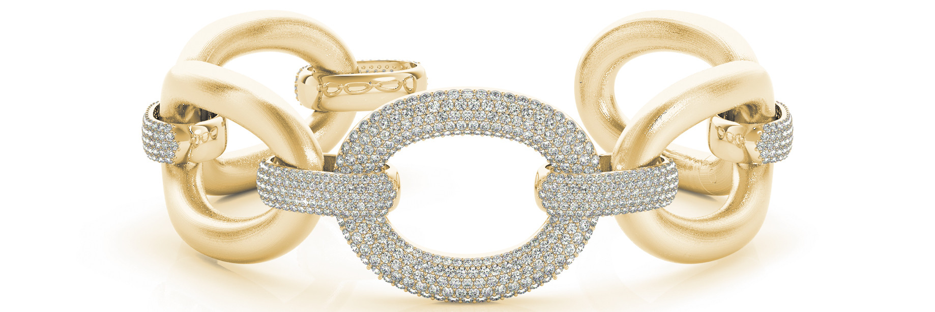 Bracelet Italian Made  Length - 8.25 InchWidth - 1.10 Inch