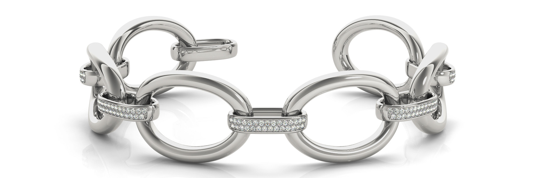 Bracelet Italian Made  Length - 7.5 InchWidth - .87 Inch