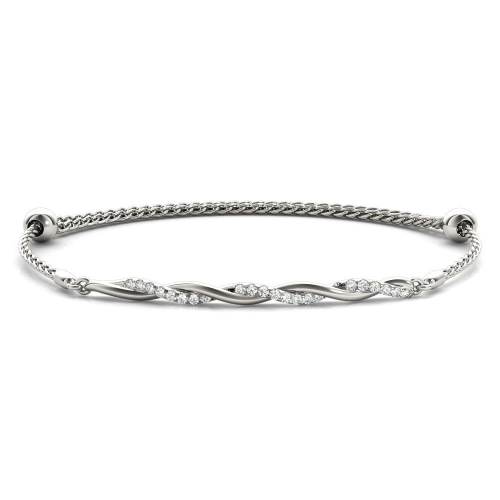 DIA GOLD TWIST BRACELET