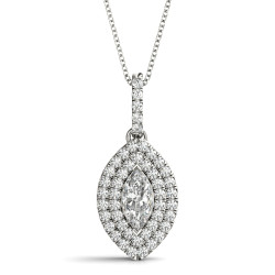 PENDANTS MQ 10X5 DOUBLE HALO
