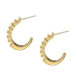 EARRINGS HOOP EARRINGS J-HOOPS
