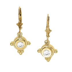 EARRINGS SINGLE STONE MATCH 30396