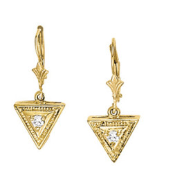 EARRINGS SINGLE STONE MATCH 30406