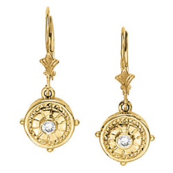 EARRINGS SINGLE STONE MATCH 30408