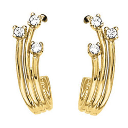 RANDOM DIAMONDS EARRINGS-L