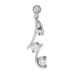 7/8 CTTW FASH EARRING