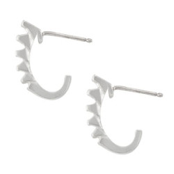 EARRINGS HOOP EARRINGS J-HOOPS