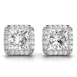 4 PRONG SQUARE HALO