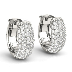 .5 INCH V1ER043 5 ROW PAVE EARRINGS