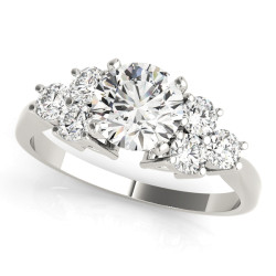 ENGAGEMENT RINGS CLUSTER SIDES