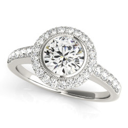 ENGAGEMENT RINGS HALO ROUND