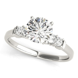 ENGAGEMENT RINGS FANCY SHAPE BAGUETTE REMOUNTS