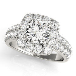 ENGAGEMENT RINGS HALO ROUND