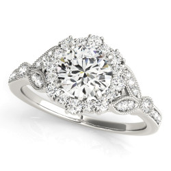 ENGAGEMENT RINGS HALO ROUND