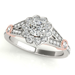 ENGAGEMENT RINGS HALO ROUND