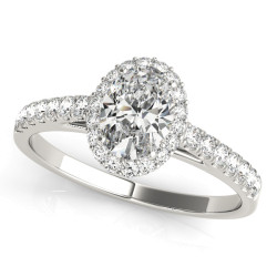 ENGAGEMENT RINGS HALO OVAL