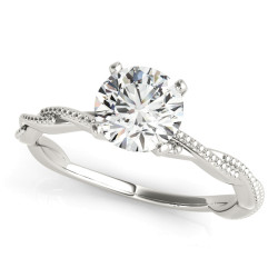 TWISTED ENGAGEMENT RING