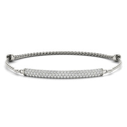 3 ROW DIA BRACELET