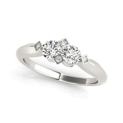 TWO STONE RING