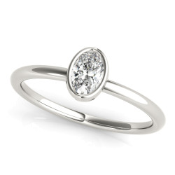 OVAL SOLITAIRE STACK