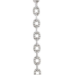 CABLE (RND TEXT) CHAIN 1.6MM 1