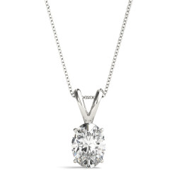 10X8MM(3CT) OVAL PENDANT