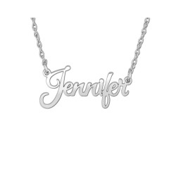 14K W Hi Polish Script Pers Ne