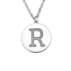 14K W 16mm Block Initial Penda