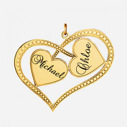 HEART PENDANT W/IN A HEART