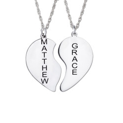 COUPLES HEART PENDANT