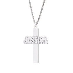 CROSS WITH NAME HORIZONTAL