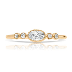 14K DIAMOND RING