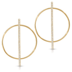 14KY DIA EARRING