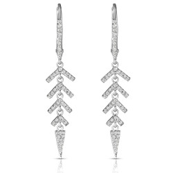 14KW DIA EARRINGS