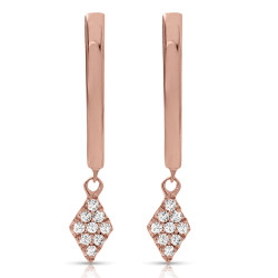 14KT DIAMOND EARRINGS
