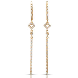 14K DIA EARRINGS