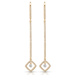 14K DIA EARRINGS