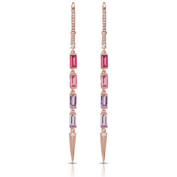 14K DIA EARRING