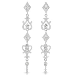 14K DIAMOND EARRINGS