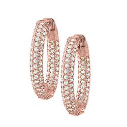 25MM ROUND PAVE INSIDE OUT