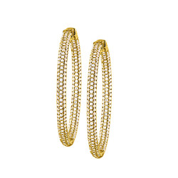 50M ROUND PAVE INSIDE OUT HOO