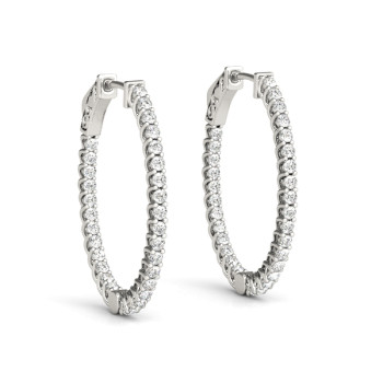 1.2 INCH LUCIDA OVAL HOOP 40907 SER