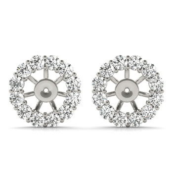 EARRING JACKET FOR .50 CT CENTER