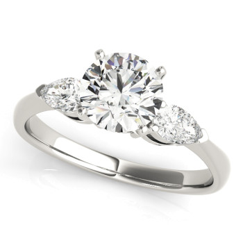 ENGAGEMENT RINGS 3 STONE PEAR